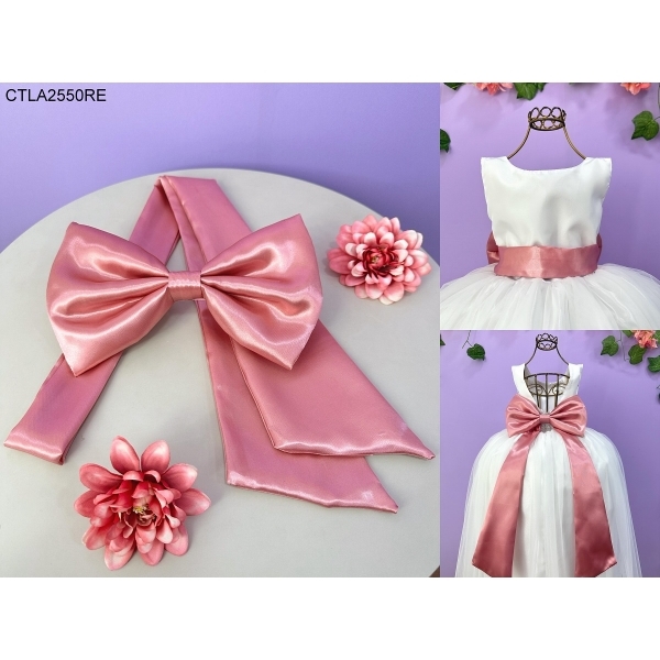 Faixa ajustável com Laço feitos de cetim várias cores para Vestidos 1 - Azul Royal