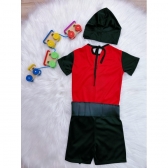 Fantasia Infantil Guerreiro Ninja Samurai C/ Faixa Festas