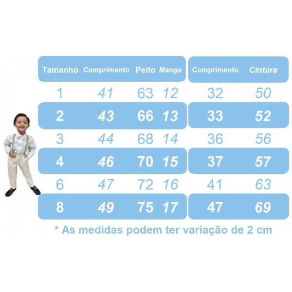 Conjunto Social Camisa Branca Com Short Gravata e Susp. Cinza