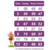 Vestido Infantil Rosa Plissado Aplique Flores Borboleta