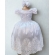 Vestido Infantil Branco C/ a Renda Realeza Daminhas