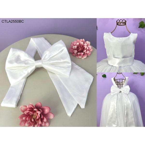 Faixa ajustável com Laço feitos de cetim várias cores para Vestidos 1 - Azul Royal