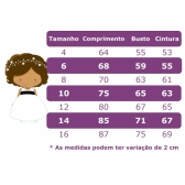 Vestido Infantil Off White Florido Marsala Busto Strass Festa