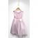 Vestido Infantil Longo Rosa Claro C/ Renda e Pérolas Damas