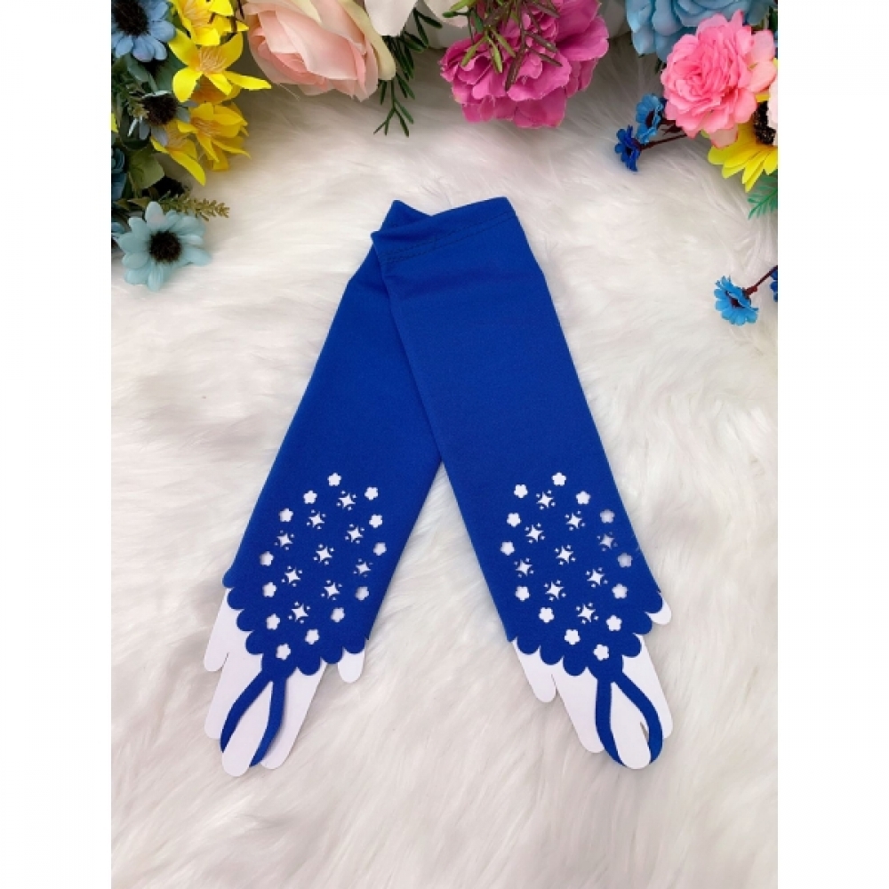 Luva Infantil Luxo Várias Cores de Tamanho Único - Azul Royal