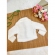 Casaco Infantil Off White Lã Teddy Forrado