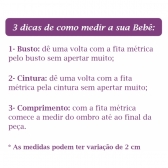 Vestido Infantil Bebê Azul C/ Aplique de Borboletas e Flores