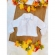 Casaco Infantil Branco de Lã Teddy Forrado