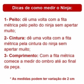 Fantasia Infantil Guerreiro Ninja Samurai C/ Faixa Festas