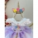 Vestido Infantil Unicórnio Colorido Luxo Festa - Colorido