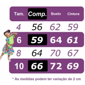 Fantasia Infantil Junino Azul e Vermelho Flores Coloridas
