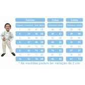 Conjunto Social Colete Gravata Calça Cinza e Camisa Branca