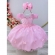 Vestido Infantil Rosa Claro Jardim Encantado Festas Luxo