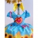 Vestido Infantil Junino Luxo Azul Girassol Colorido