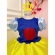Fantasia Infantil da Branca de Neve Acompanha a Tiara Luxo