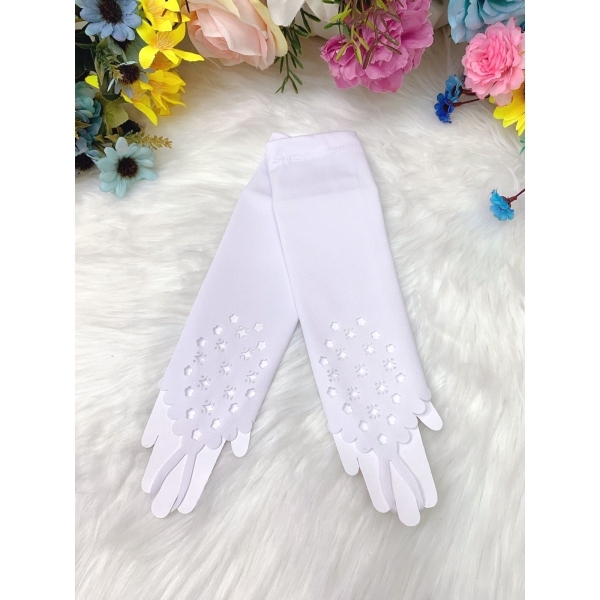 Luva Infantil Luxo Várias Cores de Tamanho Único - Amarelo