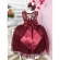 Vestido Infantil Marsala Renda e Tule C/ Brilho Damas Honra