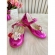 Sapatinho Pink Metalizado Jardim Encantado Luxo - Pink