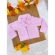 Casaco Infantil Rosa Claro de Lã Teddy Forrado