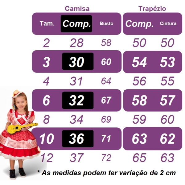 Conjunto Infantil Junino Camisa e Salopete Xadrez Rosa Estampado