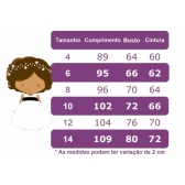 Vestido Infantil Damas Honra Casamento Rose C/ Renda Pérola