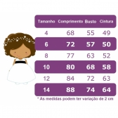 Vestido Infantil Rose Renda Damas Cinto Pérolas e Laço - Rose