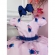 Vestido Infantil Rosa Bosque das Flores Festas Daminhas Luxo