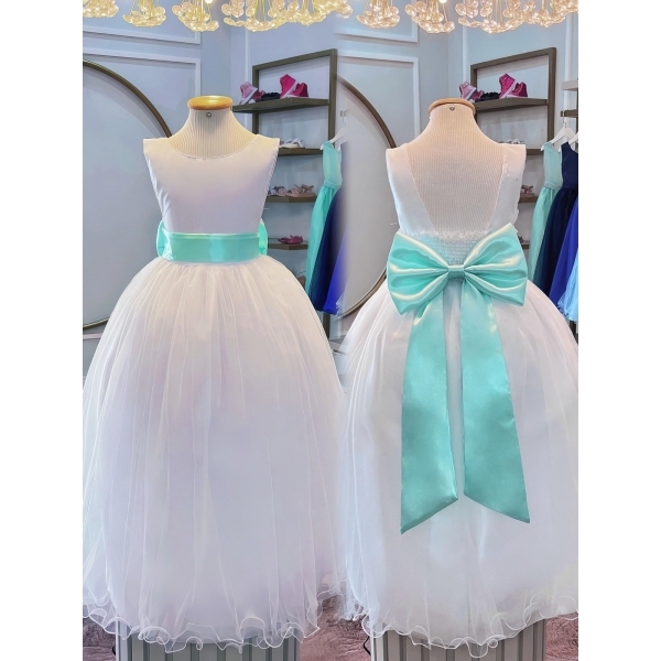 Faixa ajustável com Laço feitos de cetim várias cores para Vestidos 1 - Azul Royal