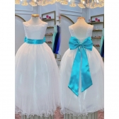 Faixa ajustável com Laço feitos de cetim várias cores para Vestidos 1 - Azul Royal