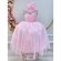 Vestido Infantil Longo Rosa Claro C/ Renda e Pérolas Damas